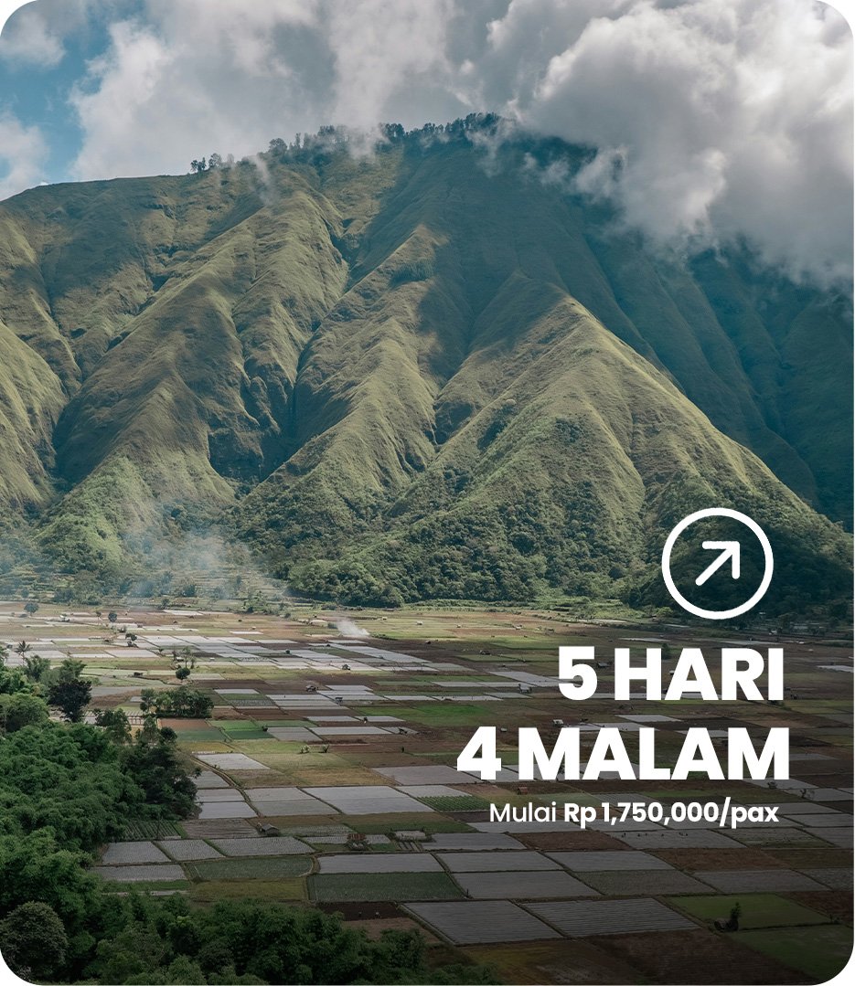 pemandangan pegunungan Sembalun